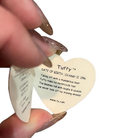 TY Beanie Baby Tuffy Rare With Tags! - Picture 3 of 5